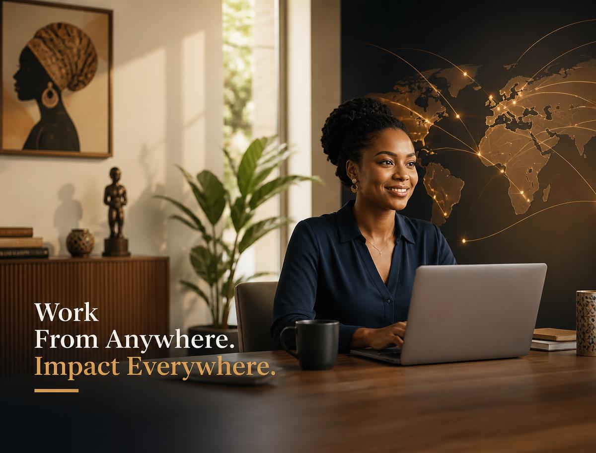 A Nigerian professional working remotely